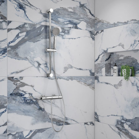 Alton Exposed Thermostatic Shower - Image 2
