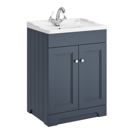 Wilton 600mm 2 Door Floor Unit Sheet Blue
