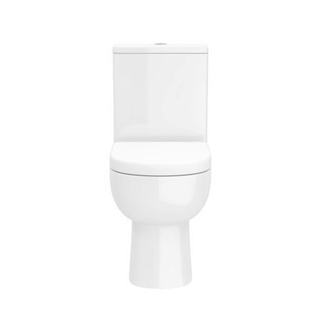 Foye Open Back Toilet Pan, Cistern & Soft Close Seat - Image 4