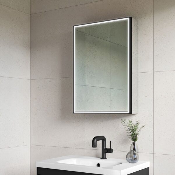 Corey LED Mirror Cabinet - Image 2