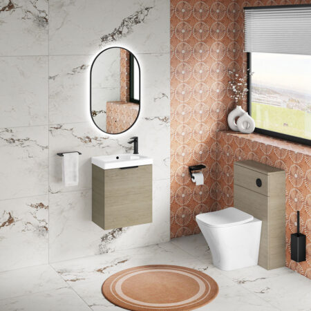 Keva 470mm 1 Door Wall Unit - Image 7