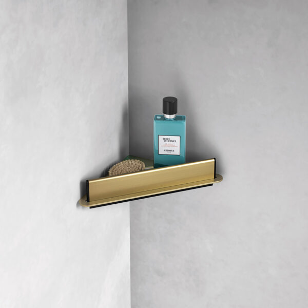 Corner Shower Shelf & Wiper - Image 9