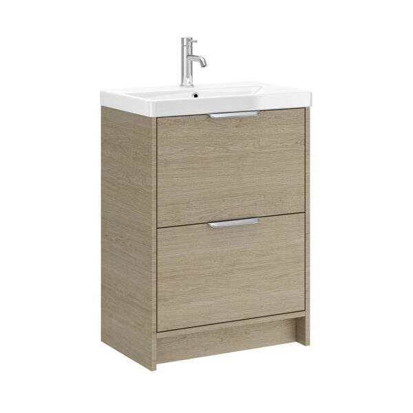 Edyn 600mm 2 Drawer Floor Unit - Image 3