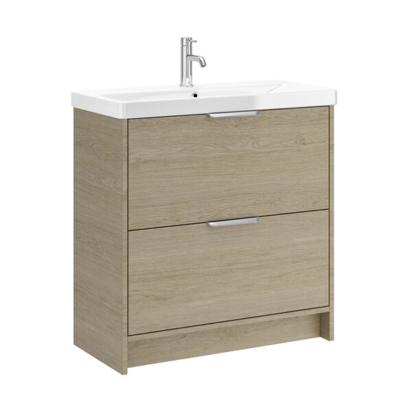 Edyn 800mm 2 Drawer Floor Unit - Image 3