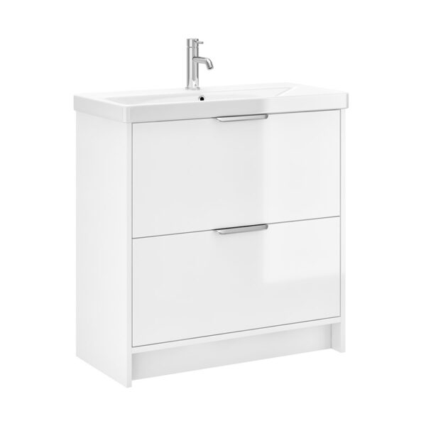 Edyn 800mm 2 Drawer Floor Unit - Image 4