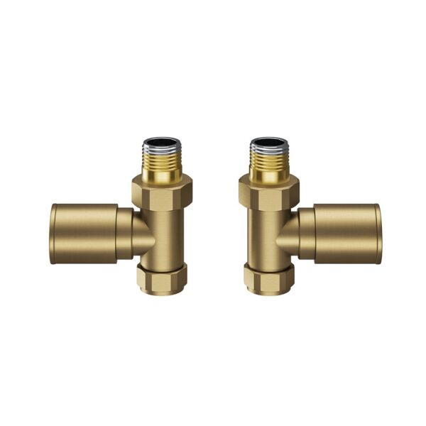 Round Radiator Valves - Straight