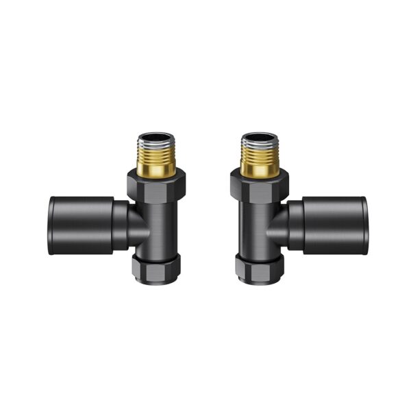 Round Radiator Valves - Straight - Image 2